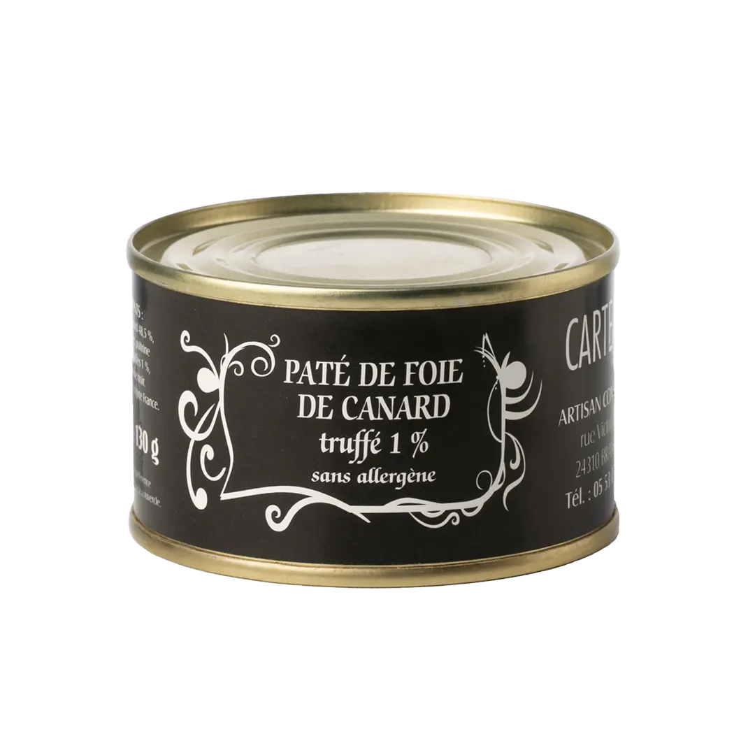 Paté de foie de canard truffé 1%