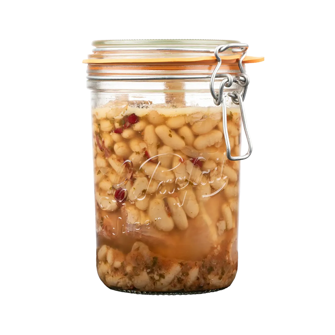 Souris d’agneau rôtie aux haricots